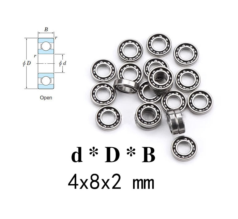 GT55 Racing Bearing 4x8x2mm (10PCS)