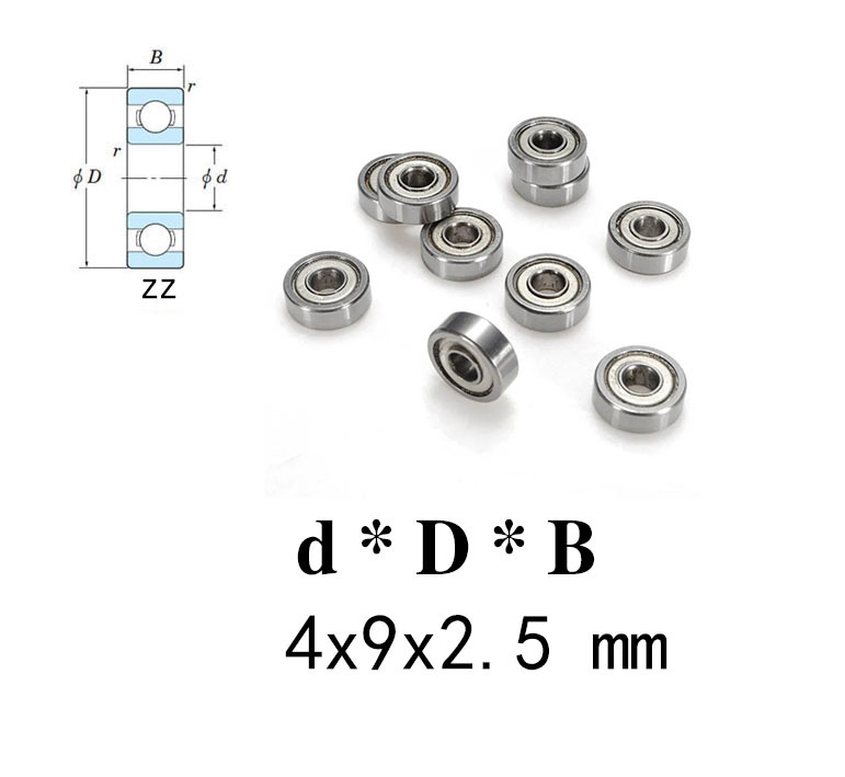 GT55 Racing Bearing 4x9x2.5mm (10PCS)