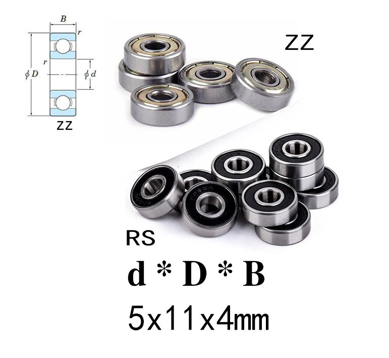 GT55 Racing Bearing5x11x4mm (10PCS)