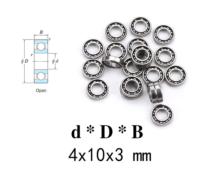GT55 Racing Bearing 4x10x3 mm (10PCS)