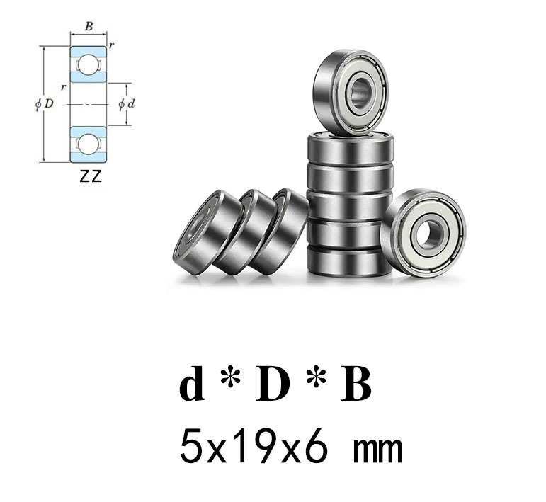 GT55 Racing Bearing 5x19x6mm (10PCS)