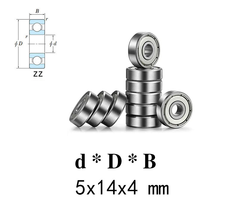 GT55 Racing Bearing 5x14x4mm (10PCS)