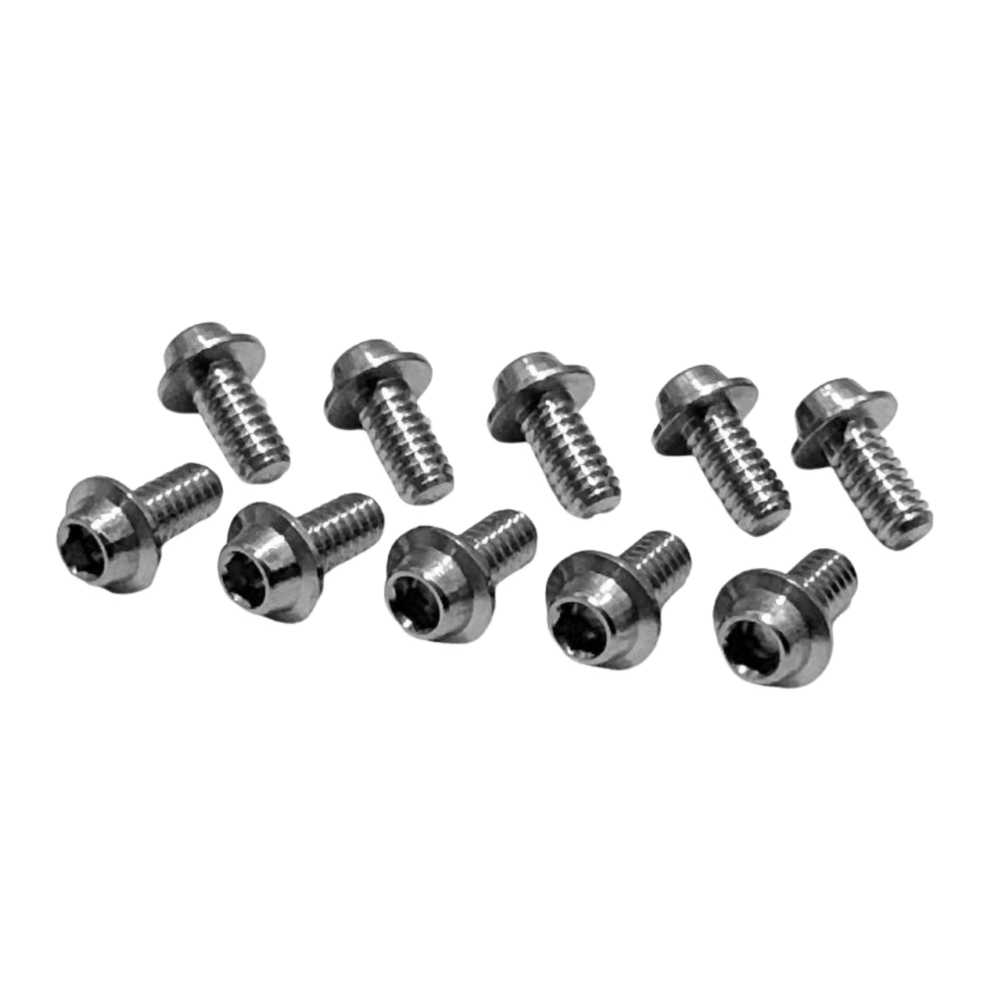 LS Studio TC4 TITANIUM M2 HIGH PRECISION UFO HEAD SOCKET SCREW (10 PCS)