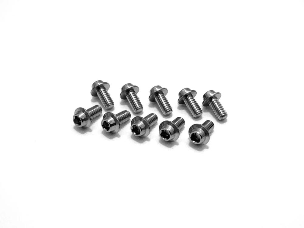 LS Studio TC4 TITANIUM M2 HIGH PRECISION UFO HEAD SOCKET SCREW (10 PCS)