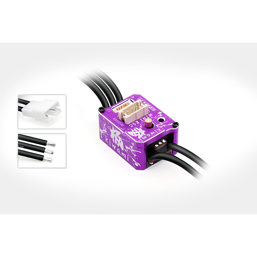 Rocket KIWAMI MINI Sensored Brushless ESC+Motor Combo Purple (KIWAMI ESC + 1525 Motor)