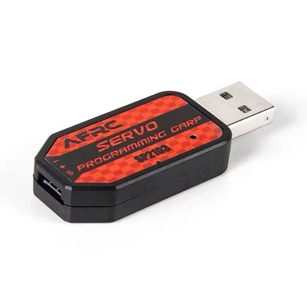 AFRC-D2114TG-S Red Programmable Servo 11g All Metal Ultra Quiet Servo for 1/24 1/28 MINI Cars #D2114TG-SR