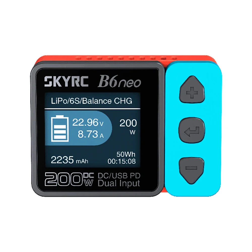 SkyRC B6neo DC 200W Charger RED SK-100198-01