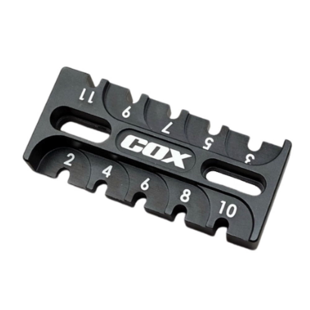 RC-COX Alu. 6061 Suspension Rebound Gauge Multi tool (Black) CAC-003-BK