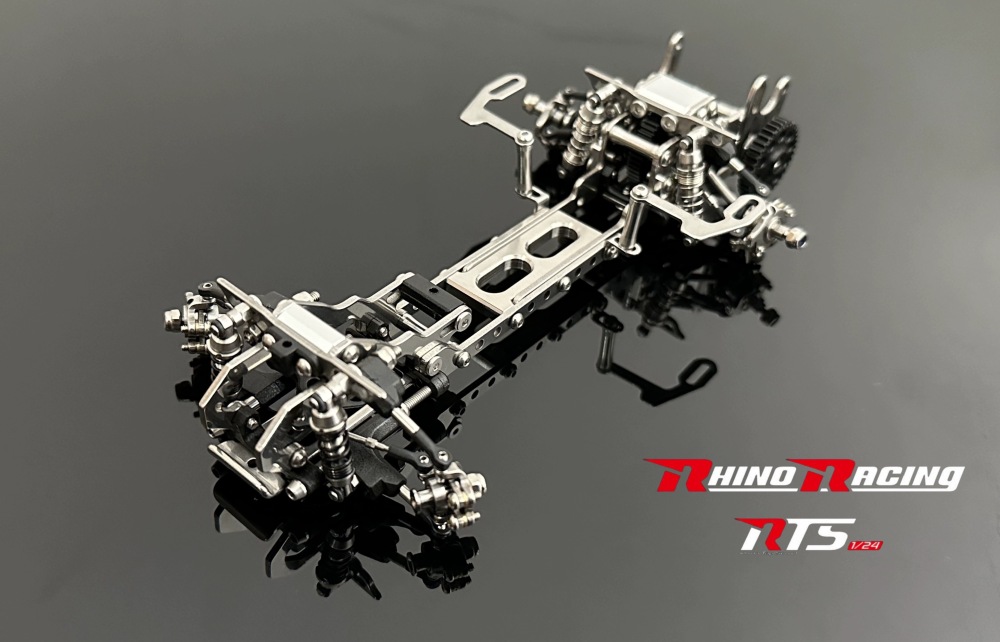 RTS V0 1/24 RWD DRIFT CHASSIS KIT - FULLY ASSEMBLED RHINO RACING RTS-2401-0