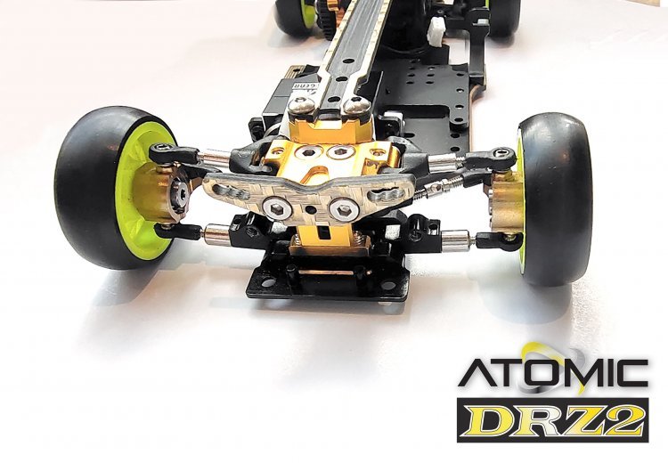 DRZV2 +2.0MM LONGER FRONT ARM LINKS DRZV2-UP15 Atomic