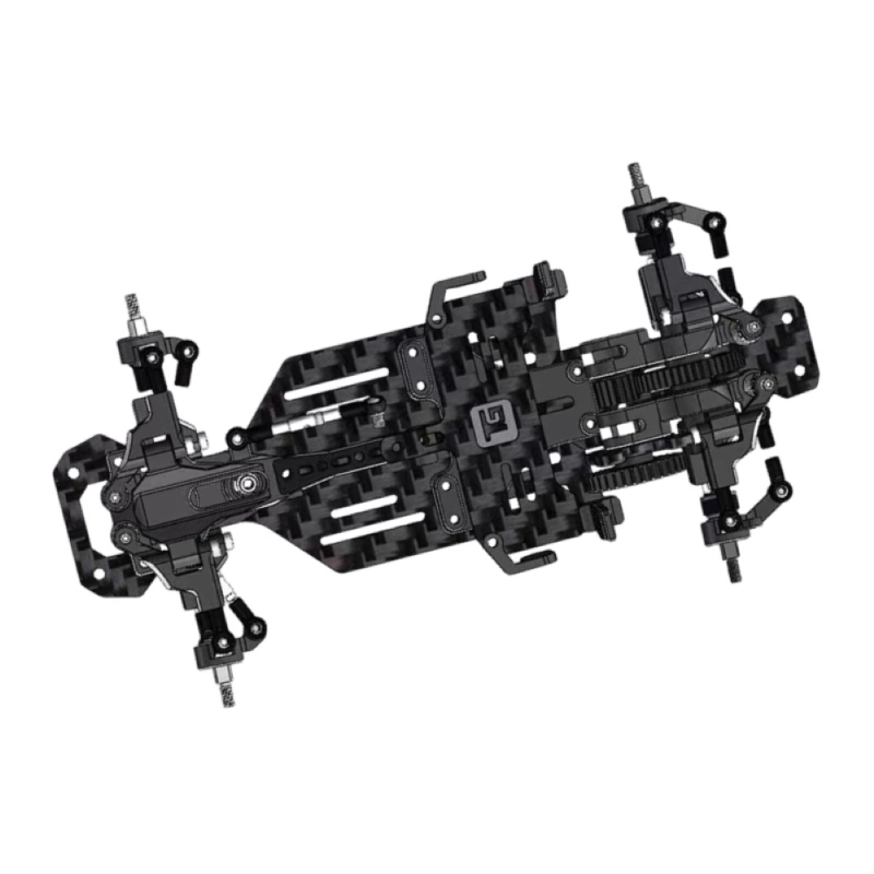 TG RACING 1/24 1/28 RWD Drift Car KIT Formal Edition Without Electronics (BLACK)