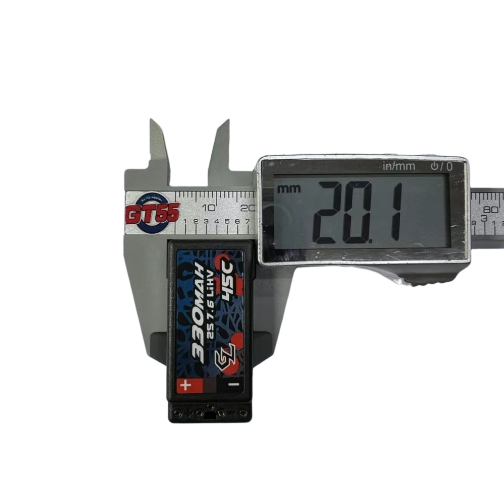 GL Racing 2S 330mAh LiHV Hardcase Battery GL-LiHV330 For 1/28 1/24 RC CAR