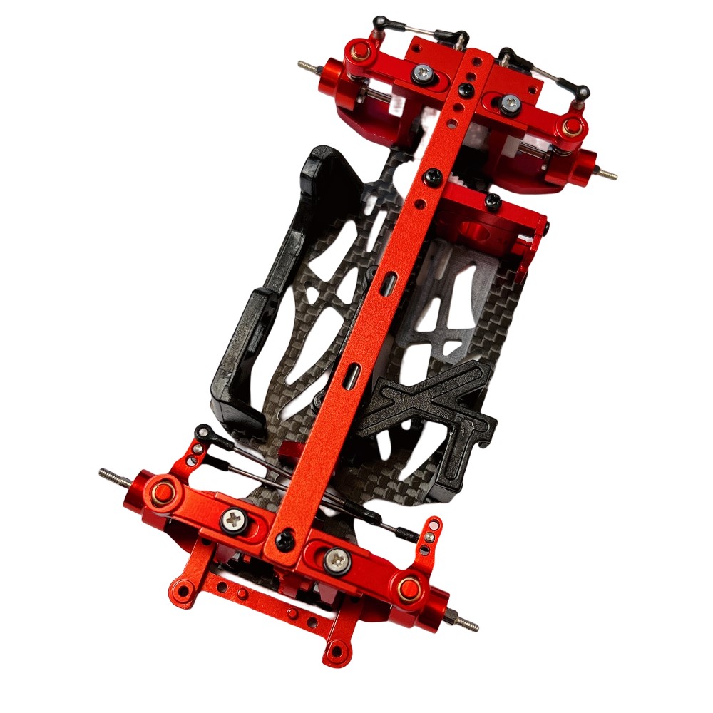 GL Racing GLR-GT 1/28 RWD Chassis - With out RX ,Servo & ESC-90MM #GL-GT-001 -NEL-90MM