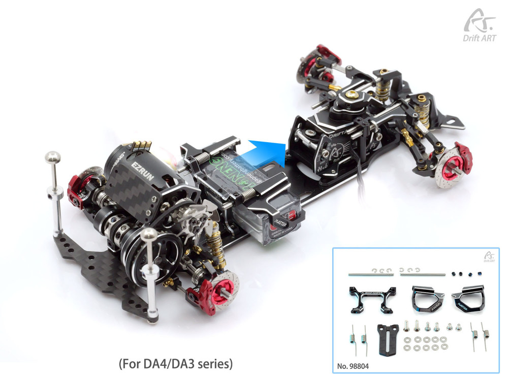 98804 Drift ART Swap Master Expandable Battery Holder Inspired By Supercars For DA3