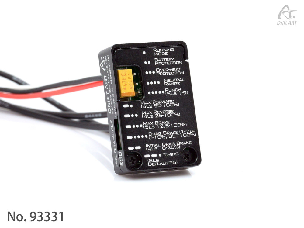 93331 Drift ART ESC With Program Buttom Sensorless  Brushless