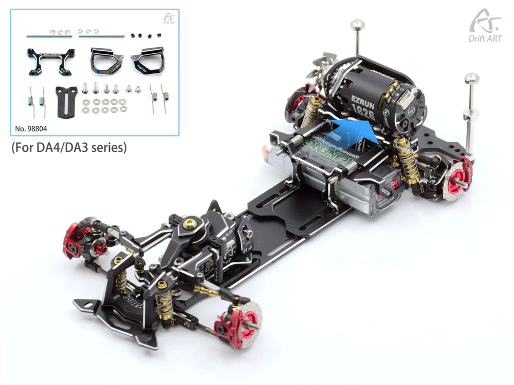 98804 Drift ART Swap Master Expandable Battery Holder Inspired By Supercars For DA3