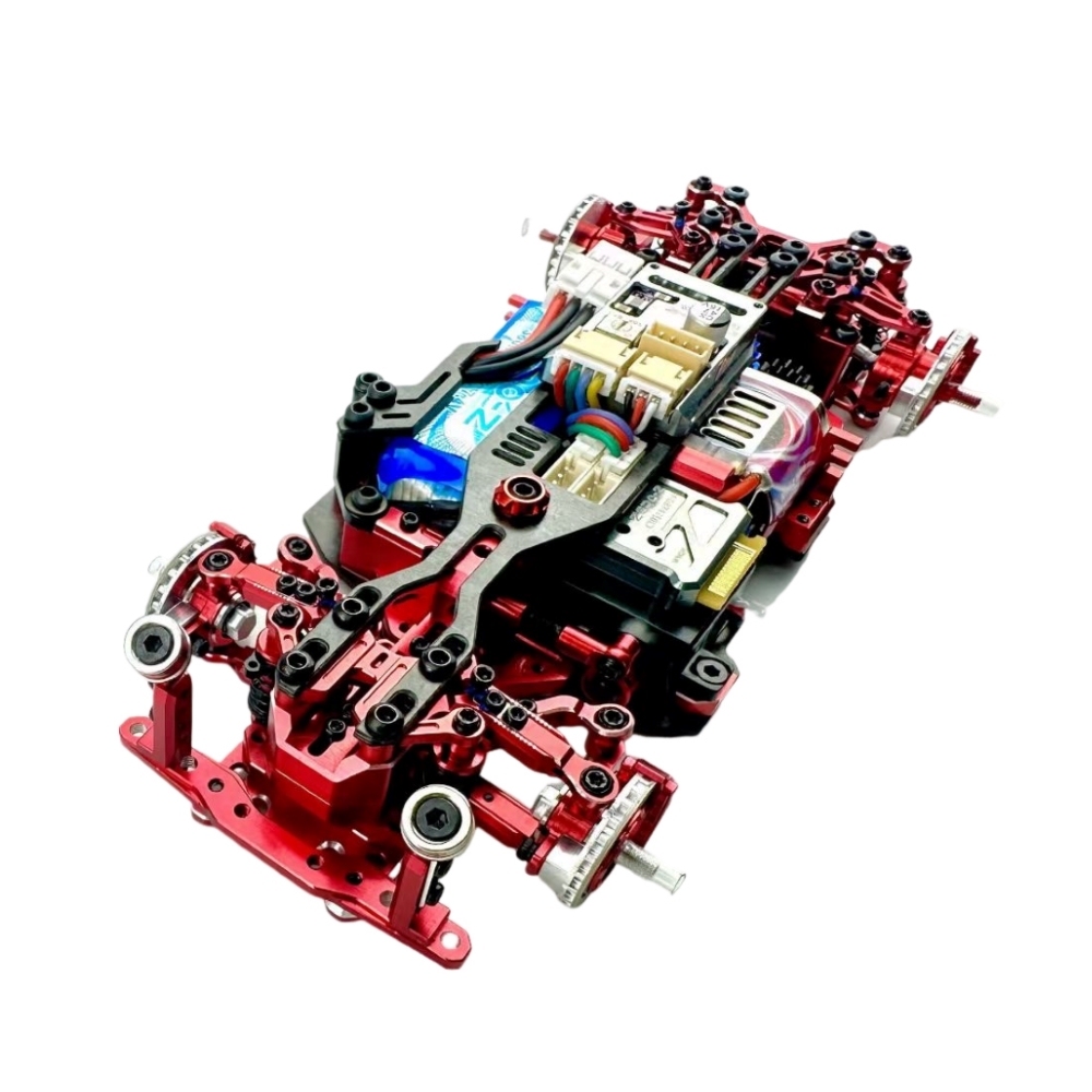 ZERO-Z 1/28 DZ01 Rwd Drift chassis Chassis Finished Version (Without Electronic)