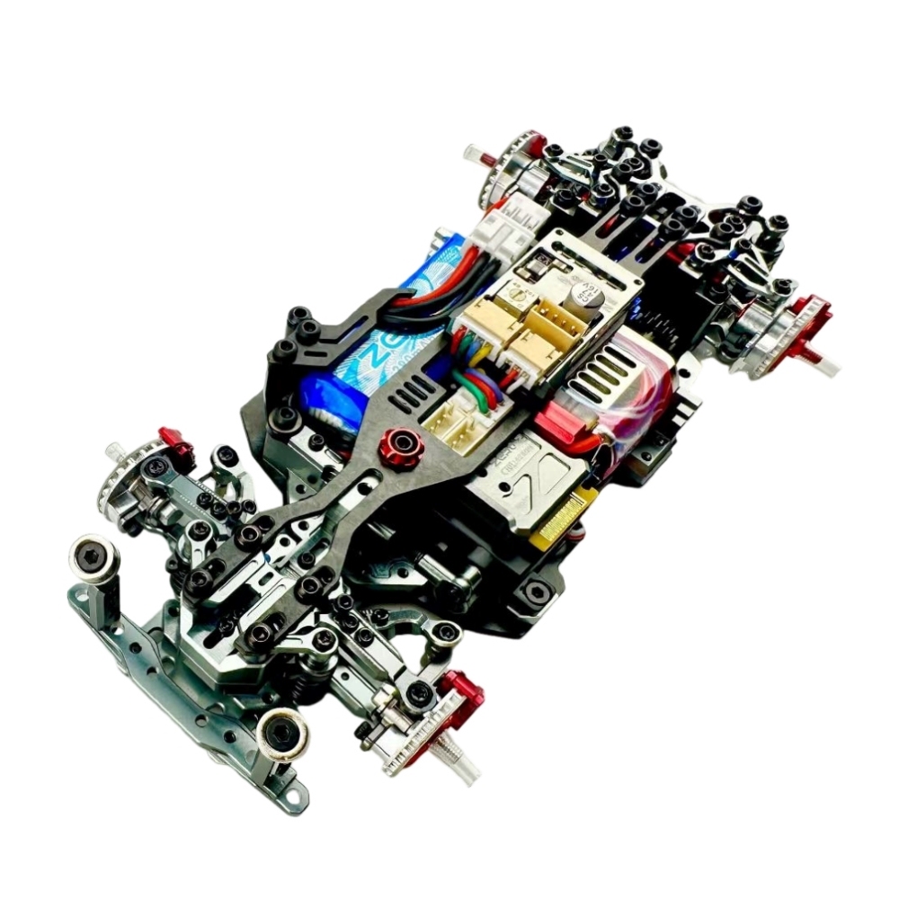 ZERO-Z 1/28 DZ01 Rwd Drift chassis Chassis Finished Version (Without Electronic)