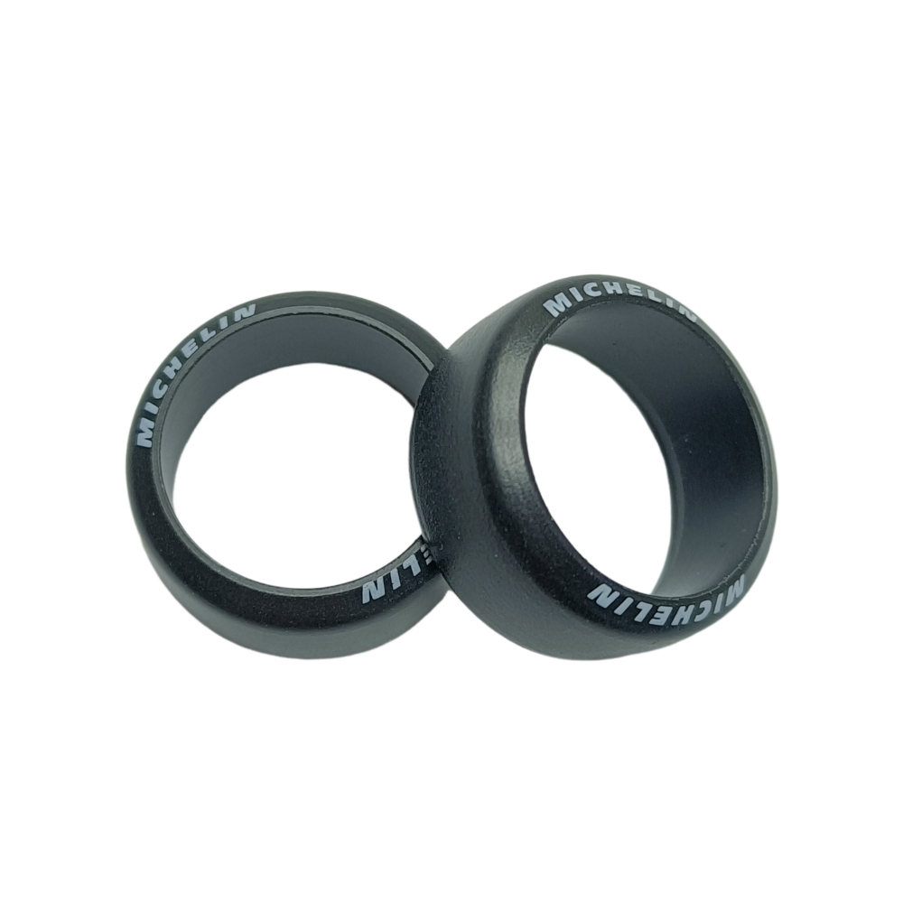 LS Studio LSD 1/24 1/28 MINI-Z 20MM Flat Drift Tire High Hardness (ID 20MM OD 25.4 mm THK 2.9mm) 2PCS #MH202529
