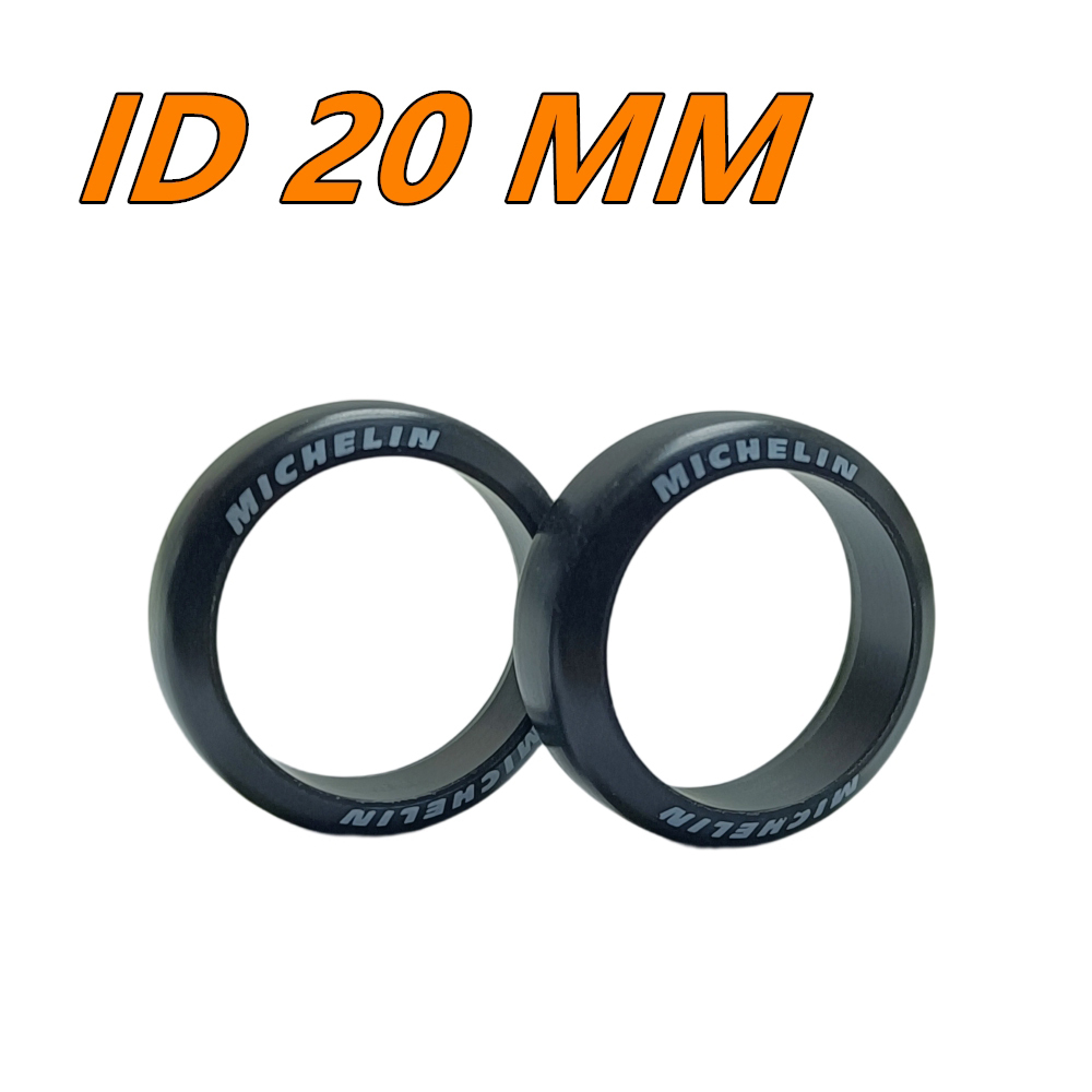 LS Studio LSD 1/24 1/28 MINI-Z 20MM Flat Drift Tire High Hardness (ID 20MM OD 25.4 mm THK 2.9mm) 2PCS #MH202529