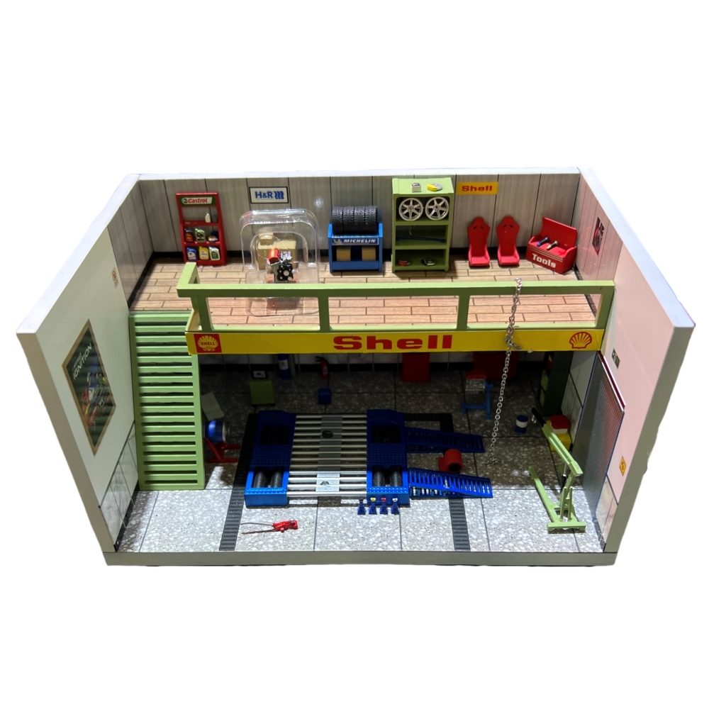 1/64 Garage Maintenance Scene