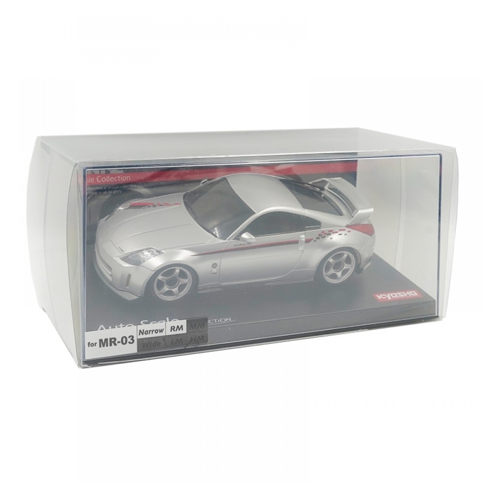 KYOSHO A.S.C. FAIRLADY Z S-TUNE SILVER PAINTED BODY FOR MINI-Z MA-020S MZP157S