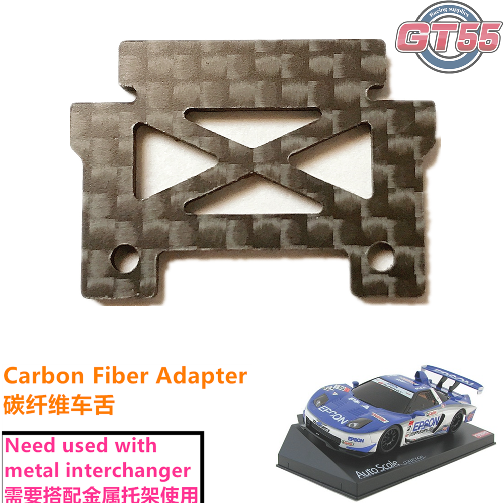 GT55racing Mini-Z NSX 2005 Carbon Fiber Body Clip Adapter #30477FTD-CF