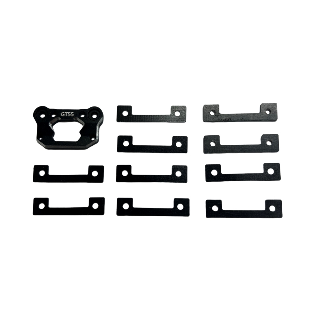 GT55racing MINI-Z Senna GTR Carbon Fiber Body Clip Adapter MZP243BL #CF-64