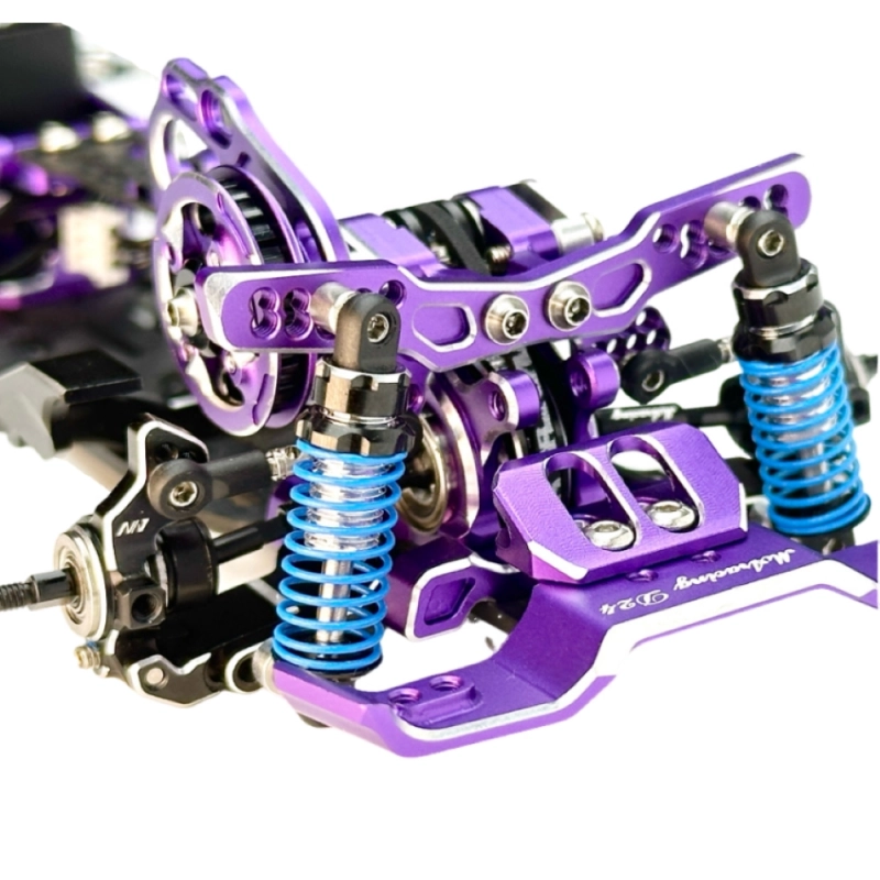(Pre-sale) MA Racing 1/24 Purple D24 Rear Drive Drift Car Chassis (NO ELECTRONIC) MA-D24-KIT