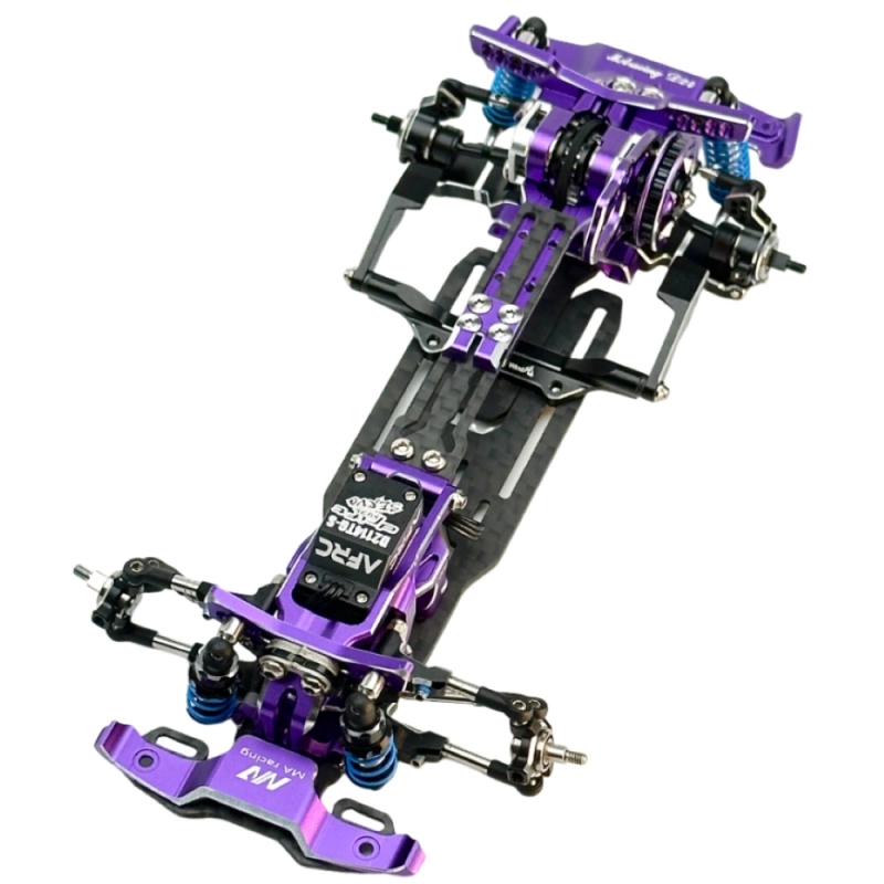 (Pre-sale) MA Racing 1/24 Purple D24 Rear Drive Drift Car Chassis (NO ELECTRONIC) MA-D24-KIT
