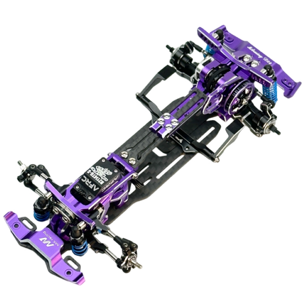 MA Racing 1/24 Purple D24 Rear Drive Drift Car Chassis (NO
