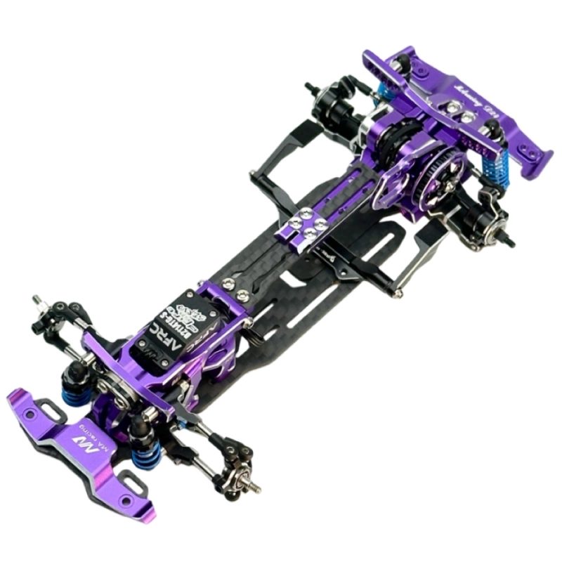 (Pre-sale) MA Racing 1/24 Purple D24 Rear Drive Drift Car Chassis (NO ELECTRONIC) MA-D24-KIT
