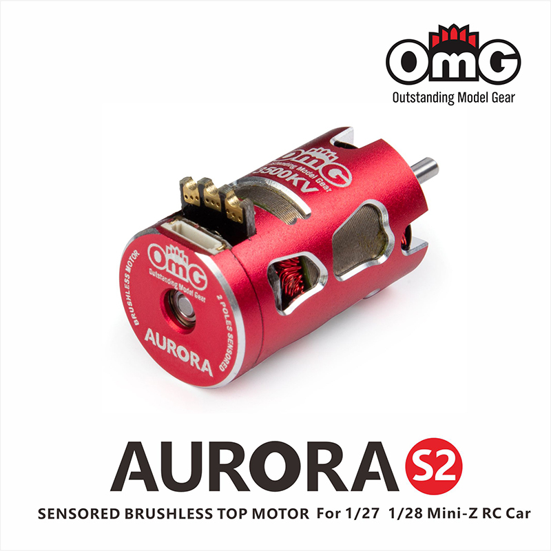 OMG AURORA 3500KV 4500KV 5500KV Series Sensored Brushless Top Motor for 1/24 1/27 1/28 RC Car