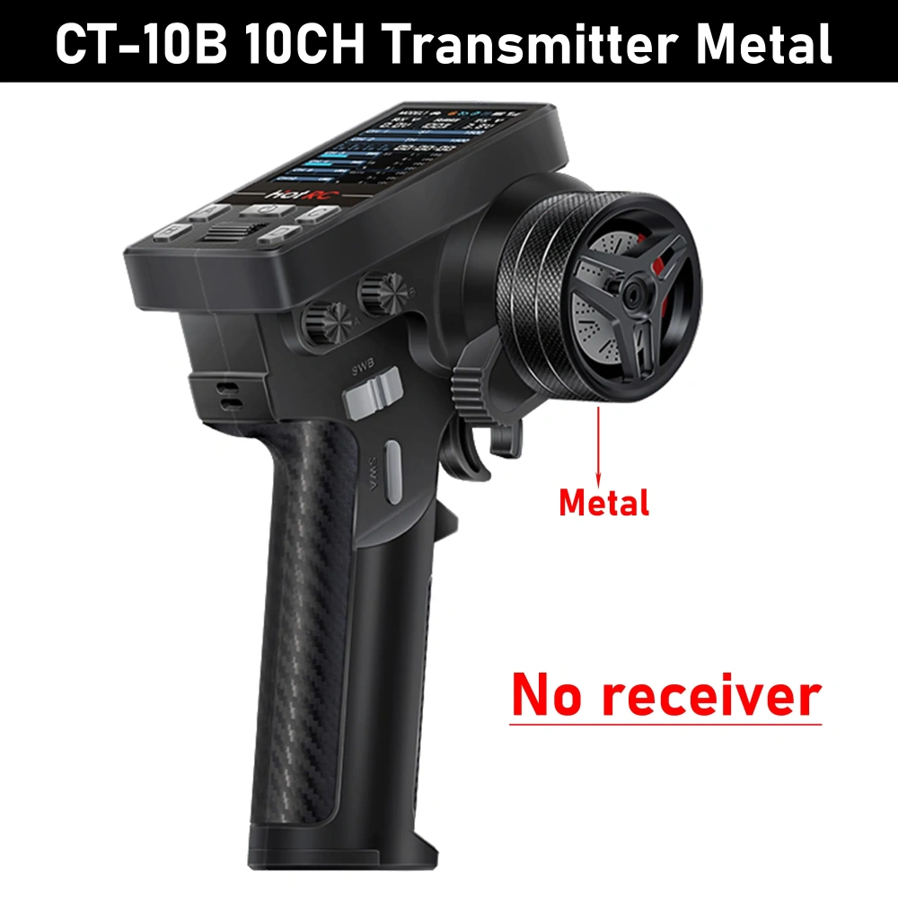 Salle de bain TRC CT-10B 10CH 2.4G Émetteur À Distance 4/6/8/10CH pouvez-vous ro Récepteur Tension Retour PWM Lampe Contrôle pour RC Voiture Avion Précieux Bateau