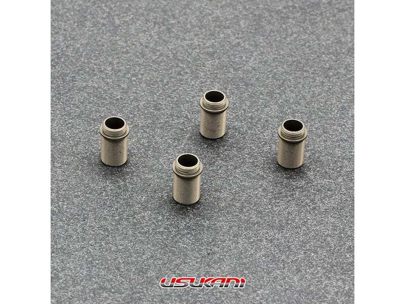 Usukani Aluminum Shock Absorber Body (4pcs) for 1/24 Hydraulic Shocks (MINIS-05)