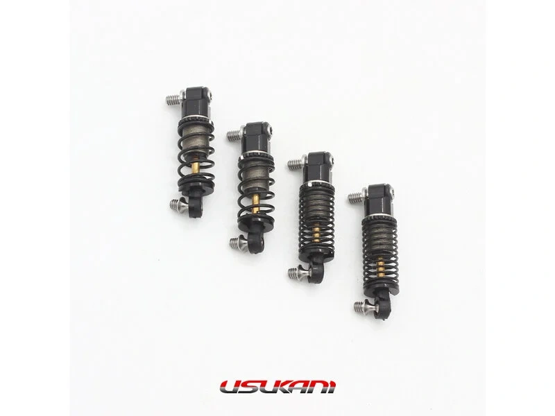 1/24 Usukani US88500-BK - Aluminium Hydraulic Shock Set Black US88500-BK