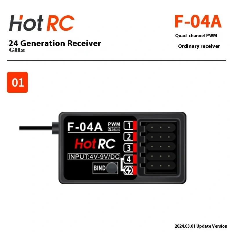 Hotrc Receiver F-04a F-06a F-08a Ct6a 8a Ds600 Remote Control Car Model Gyroscope