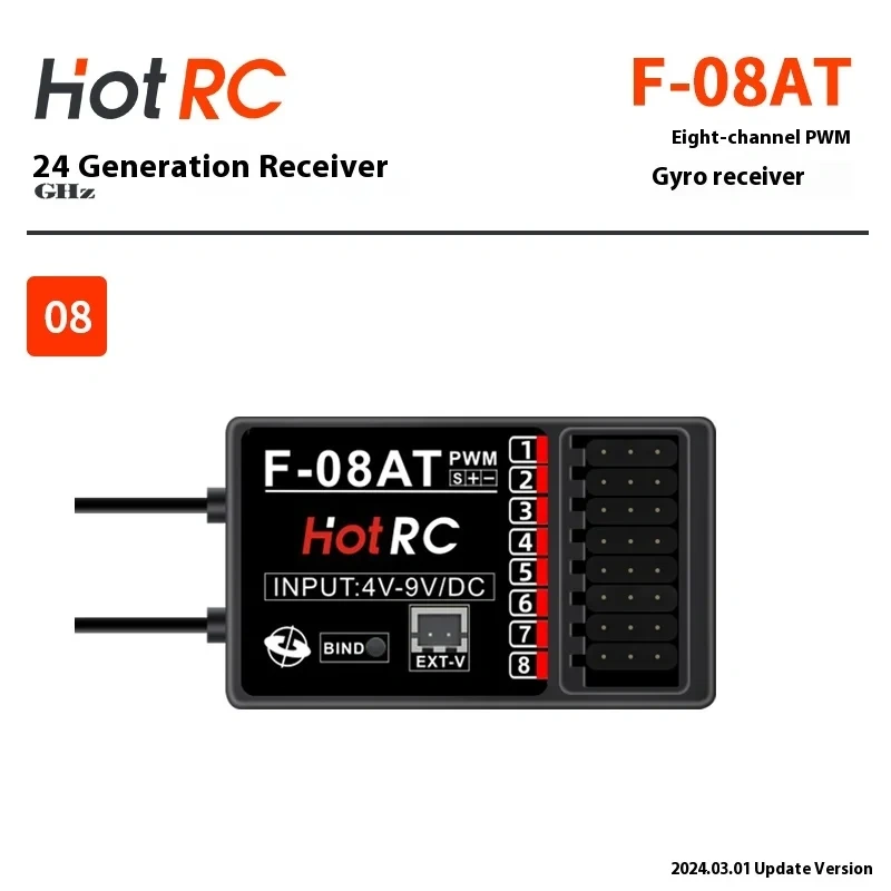 Hotrc Receiver F-04a F-06a F-08a Ct6a 8a Ds600 Remote Control Car Model Gyroscope