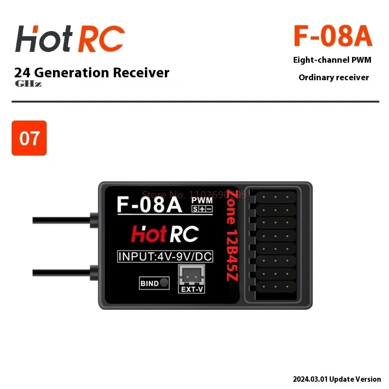 Hotrc Receiver F-04a F-06a F-08a Ct6a 8a Ds600 Remote Control Car Model Gyroscope