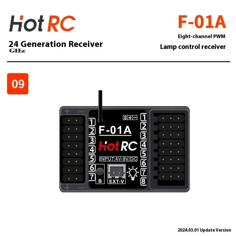 HOTRC Receiver F-04A F-06A F-08A CT6A 8A