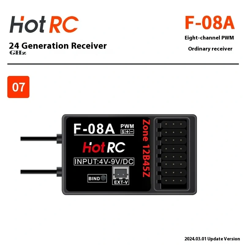 Hotrc Receiver F-04a F-06a F-08a Ct6a 8a Ds600 Remote Control Car Model Gyroscope