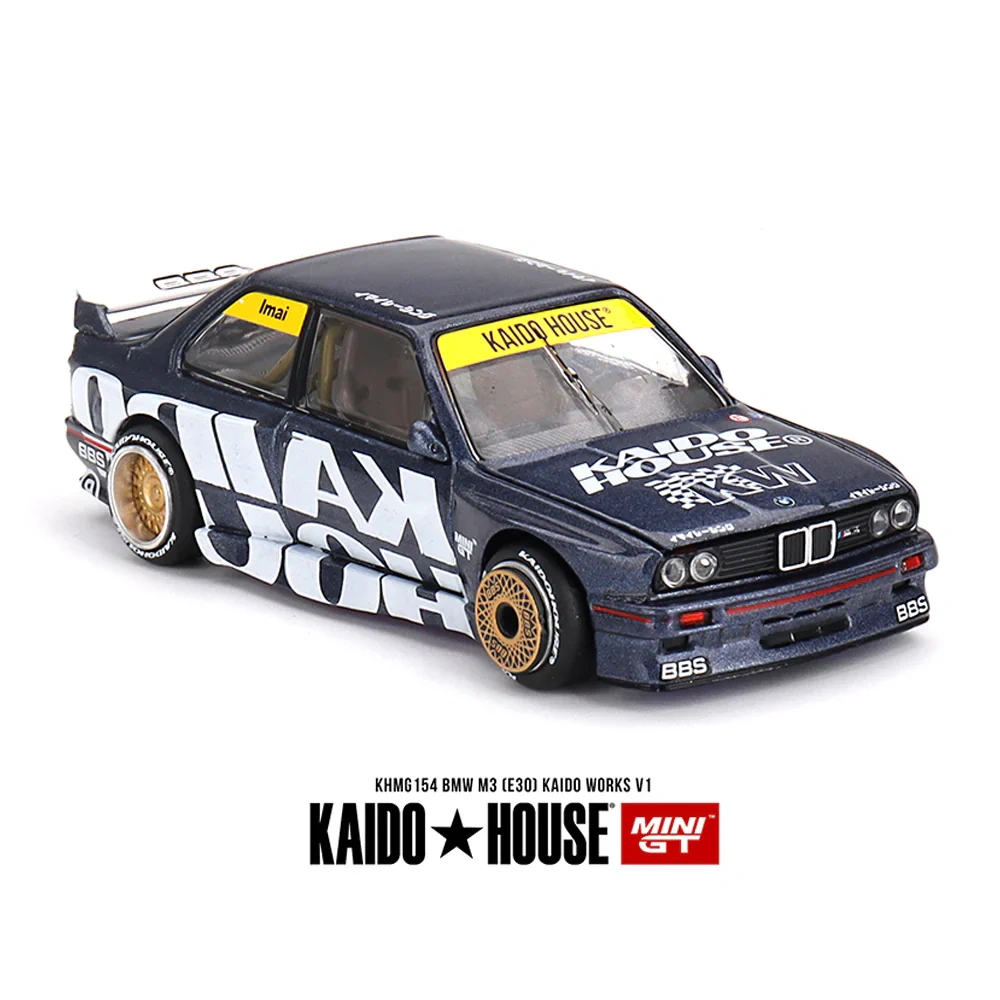 MINI GT 1/64 M3 E30 KAIDO WORKS V1 DIECAST SCALE MODEL CAR