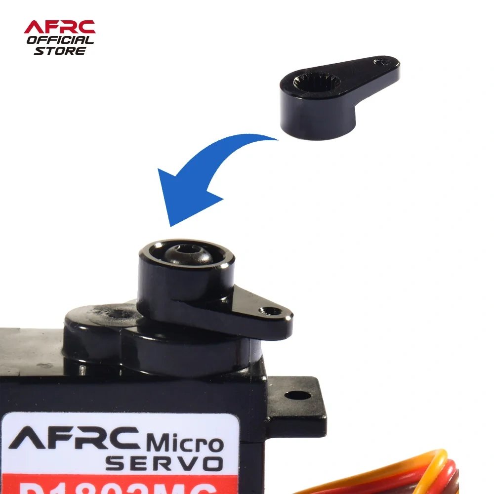 AFRC H1006 24T Micro Metal Horn For AFRC D1802MG Series Servo Metal Upgrade Parts RC Car DIY Assembly Upgrading