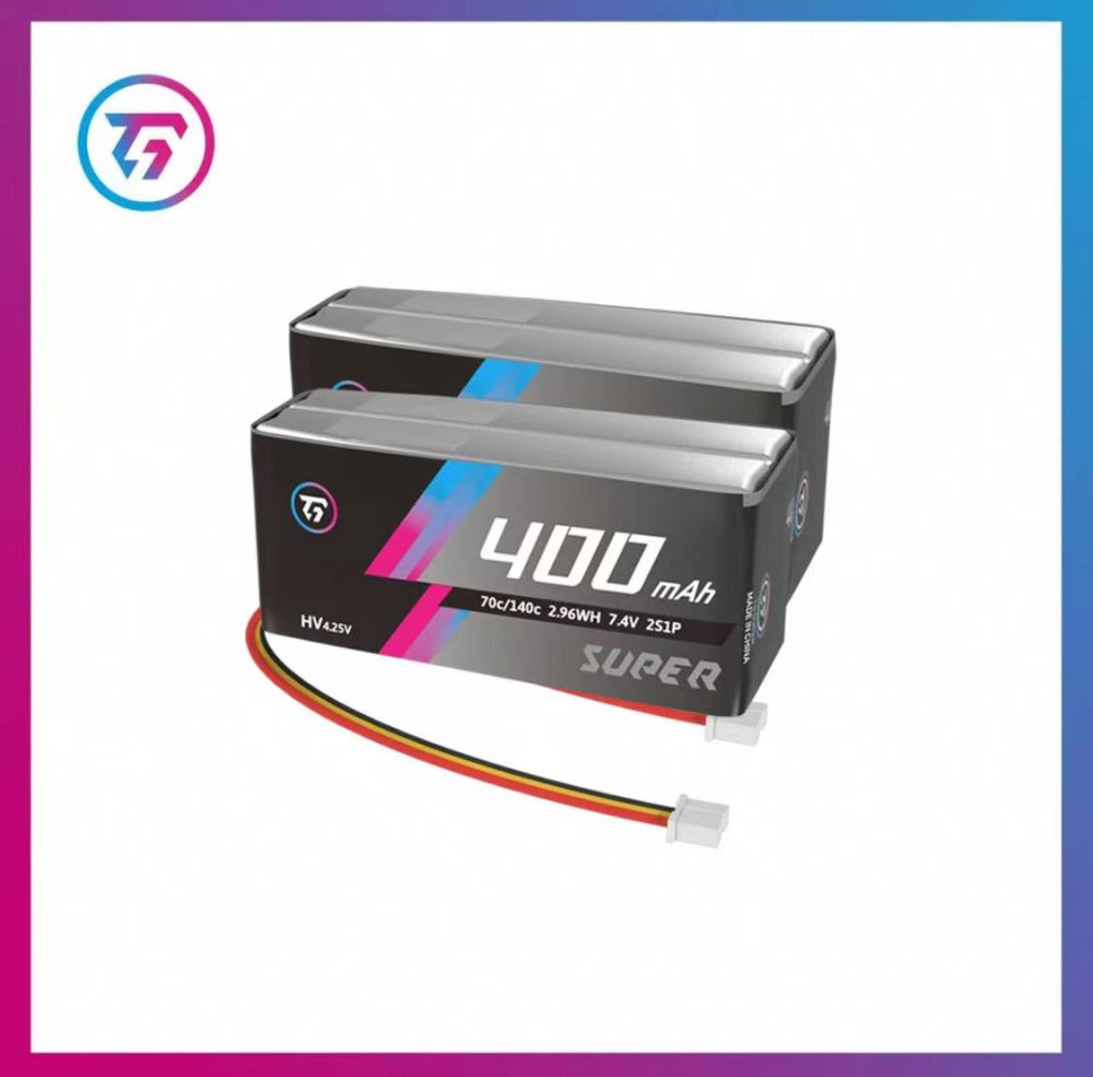 TG Racing 400mah 2S 7.6V 70C LiPo Battery PH2.0 3Pin Connector For MINI-Z RC CAR