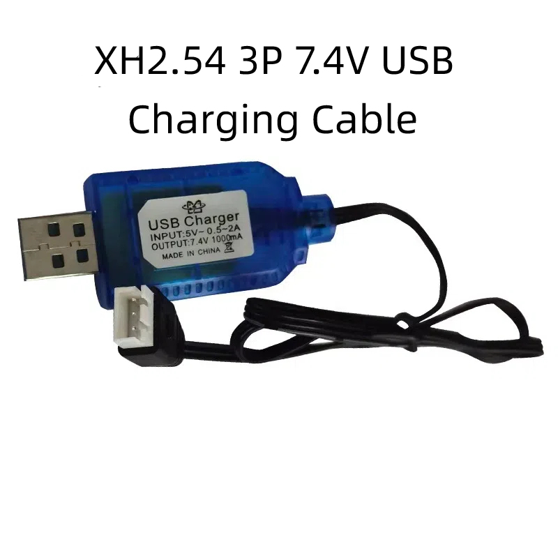 USB XH2.54 3P 2S 7.4V Balance Charger Cable