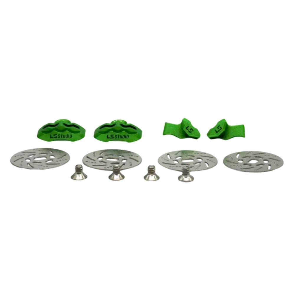 LSD Plaid Metal Brake Disc SET Green For Plaid Ls Studio LSDP-OP-07G