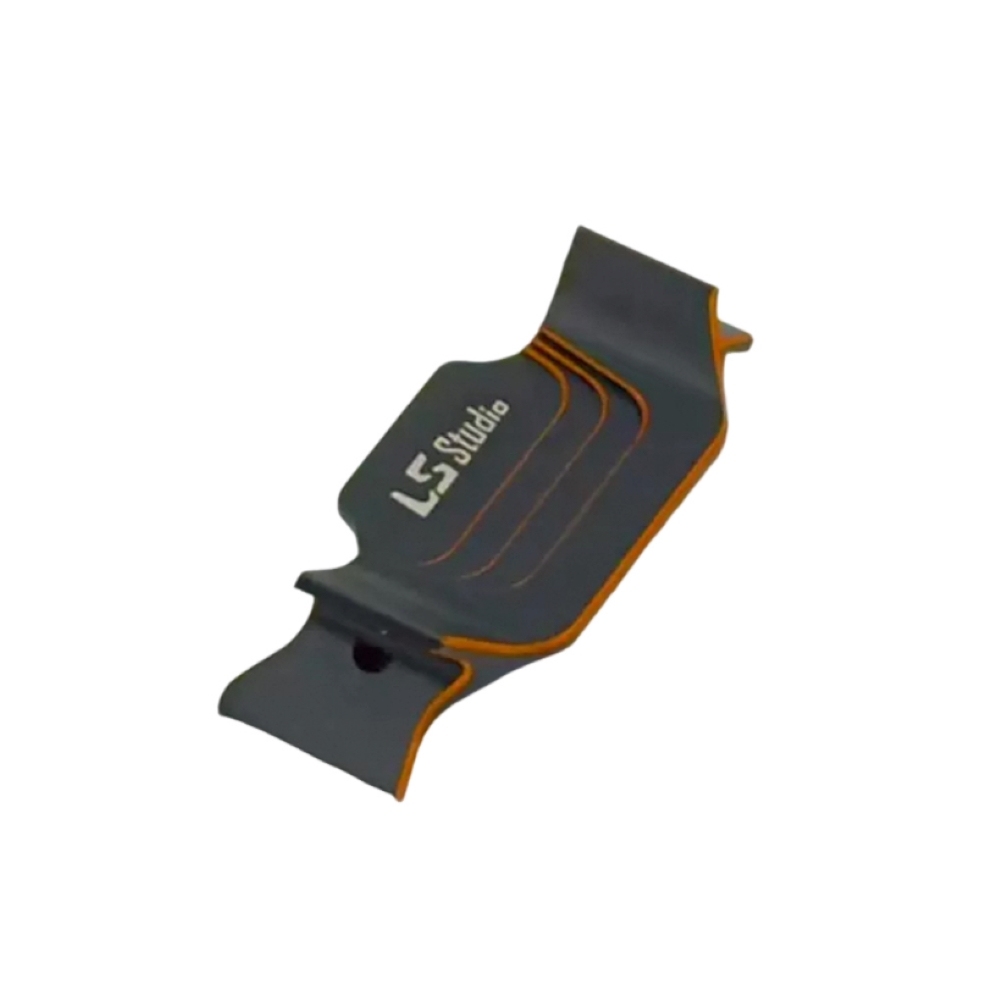 LSD Plaid Front Metal Bumper Orange For Plaid Ls Studio LSDP-OP-04O