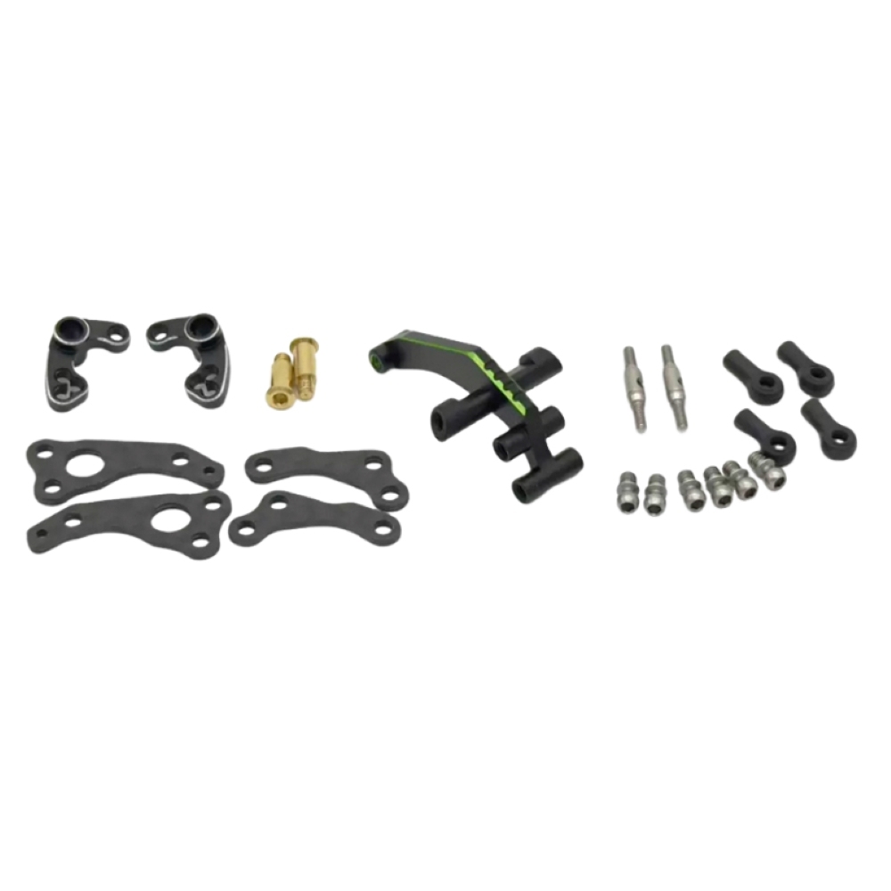 LSD Plaid Horizontal Shocks Kit Green For Plaid Ls Studio LSDP-OP-08G