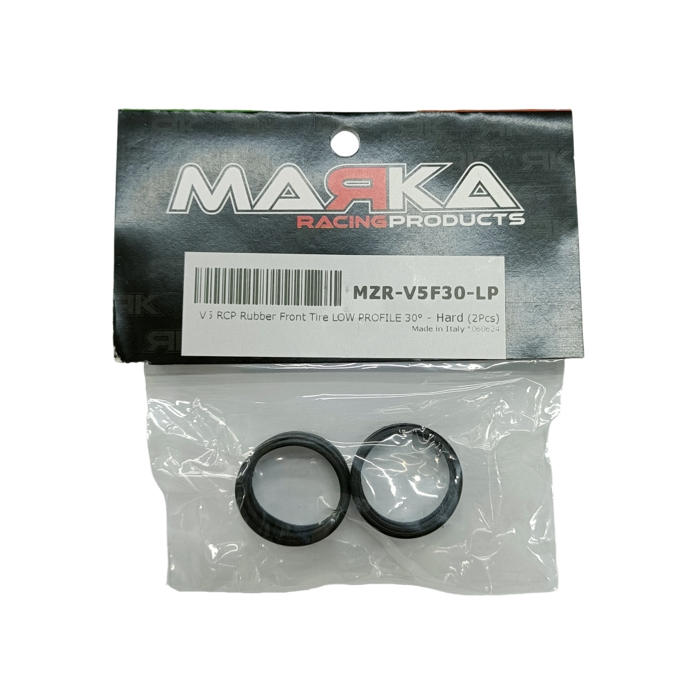 MARKA MZR-V5F30-LP V5 MINI-Z RCP RUBBER FRONT TIRE LOW PROFILE30° - SUPER SOFE (2Pcs) MARKA