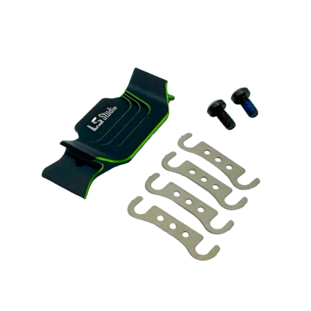 LSD Plaid Front Metal Bumper Green For Plaid Ls Studio LSDP-OP-04G
